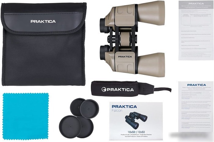 Бинокль Praktica Falcon 12x50 (песочный)