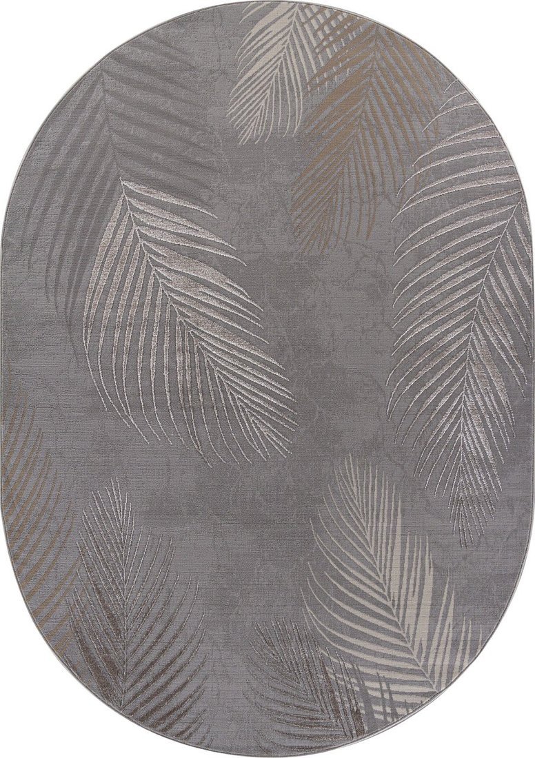 Ковер для жилой комнаты Merinos Liman F167-OVAL-GRAY (2х2.9)
