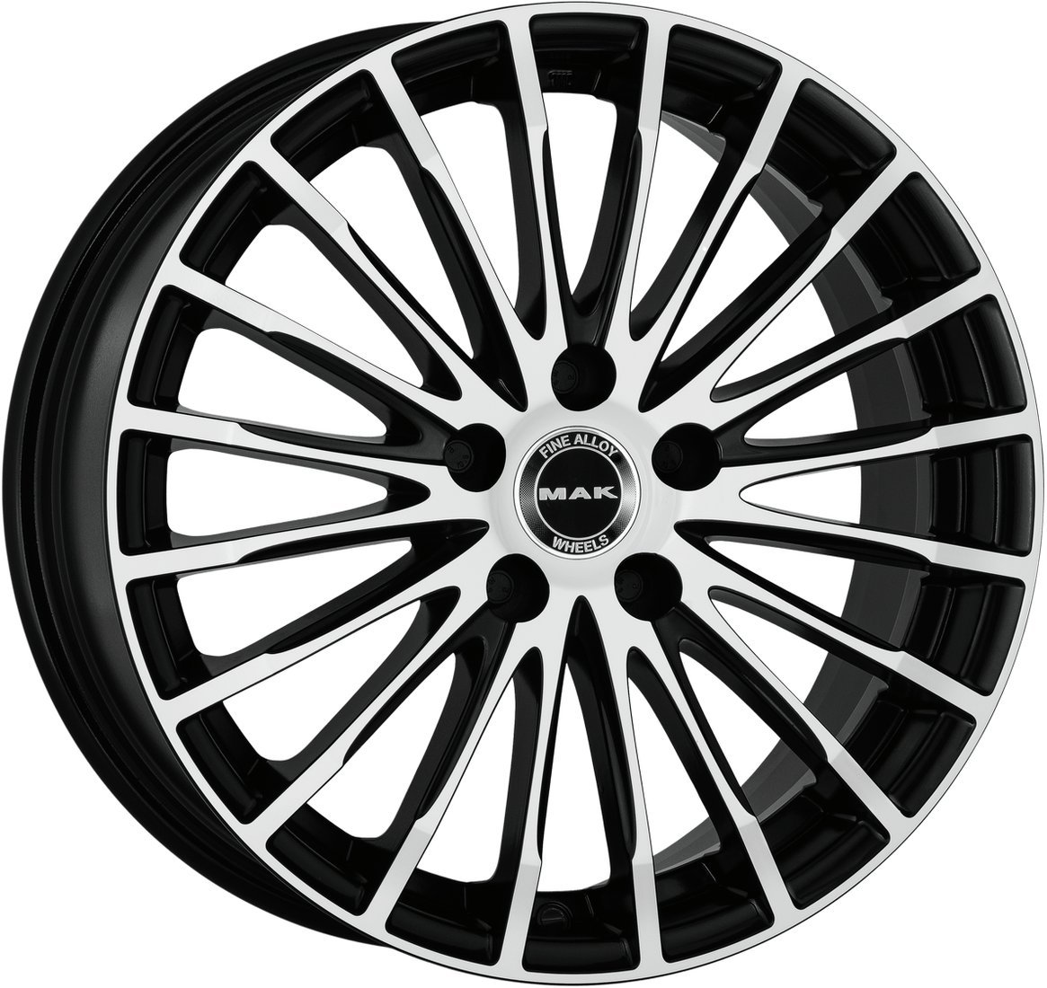 Литые диски MAK Starlight 18x8" 5x112мм DIA 66.6мм ET 35мм Ice Black