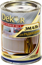 Эмаль Dekor для радиаторов (белый, 0.8 кг)