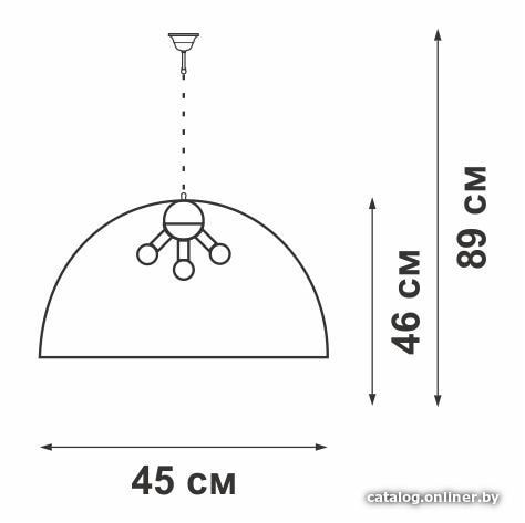 Подвесная люстра Vitaluce V1404/5S