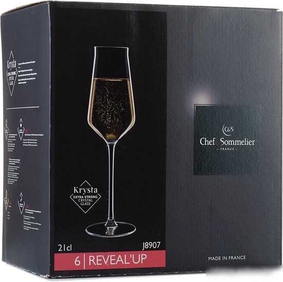 Набор бокалов для шампанского Chef&Sommelier Reveal'Up J8907