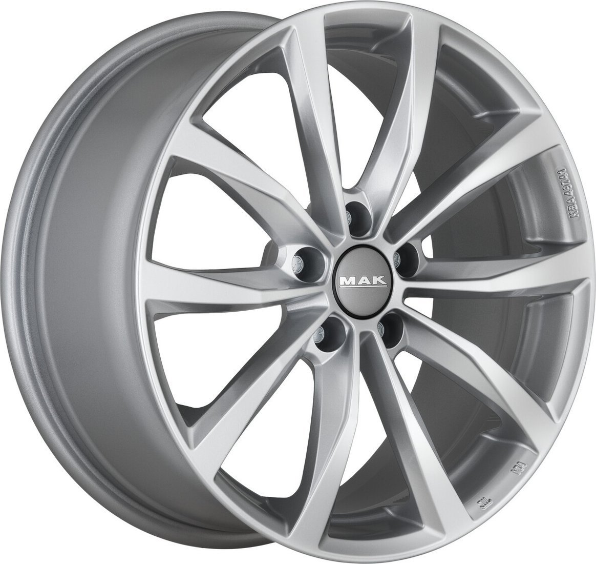 Литые диски MAK Wolf 19x7.5" 5x114.3мм DIA 67.1мм ET 50мм Silver