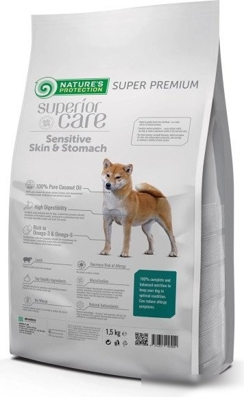 Сухой корм для собак Nature's Protection SC Sensitive Lamb для всех пород 1.5 кг