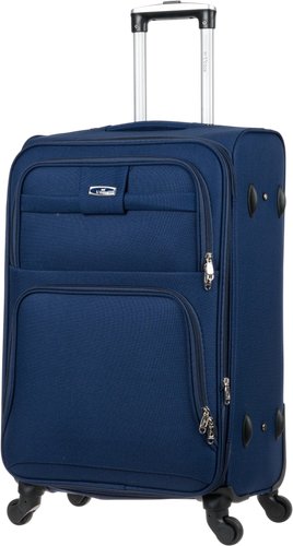 Чемодан-спиннер L'Case Barcelona YY-8183 (M, синий)