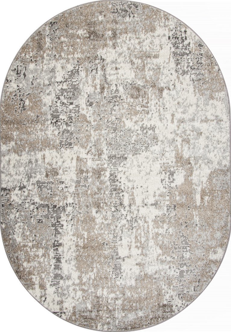 Ковер для жилой комнаты Merinos Montana F106-OVAL-BEIGE (3х4)