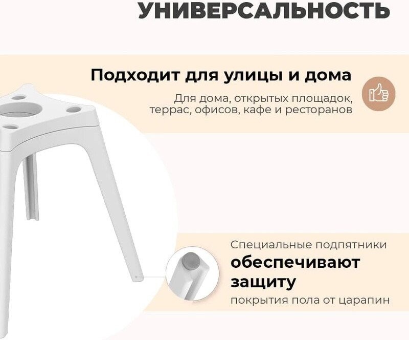 Стул Sheffilton SHT-ST37/S195 (латте/белый)