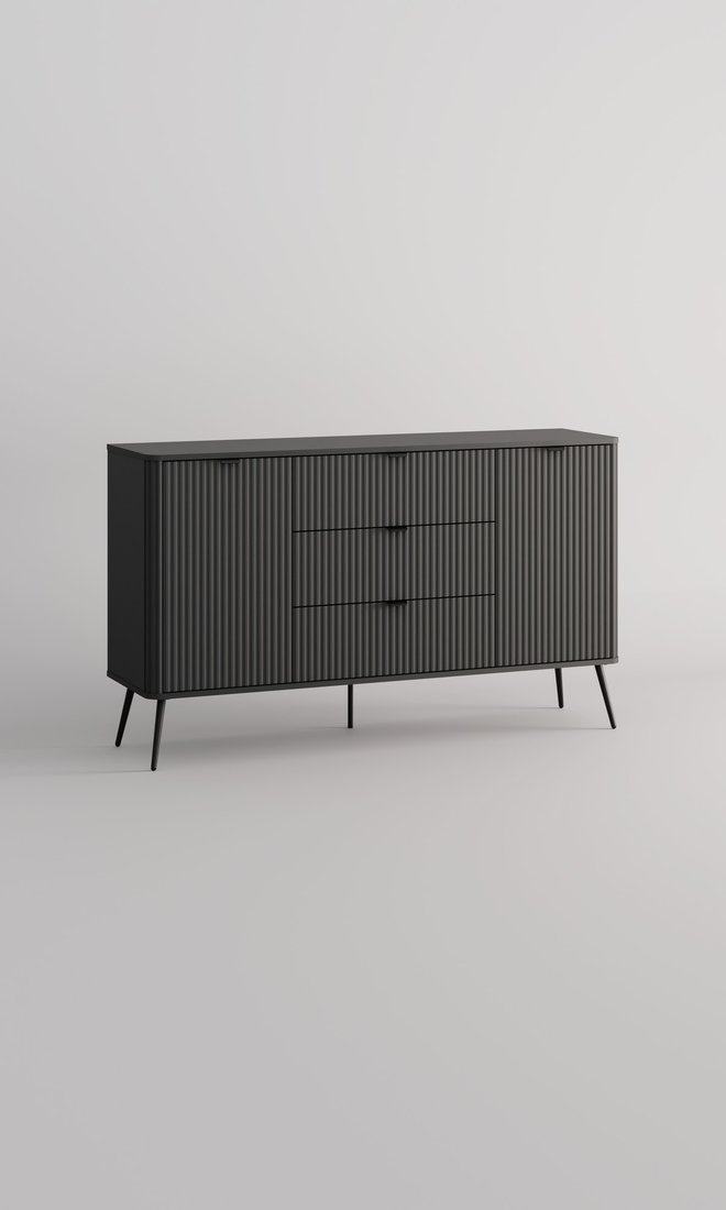 Тумба Arvento Rondo 2D3S (графит/дарк грей)