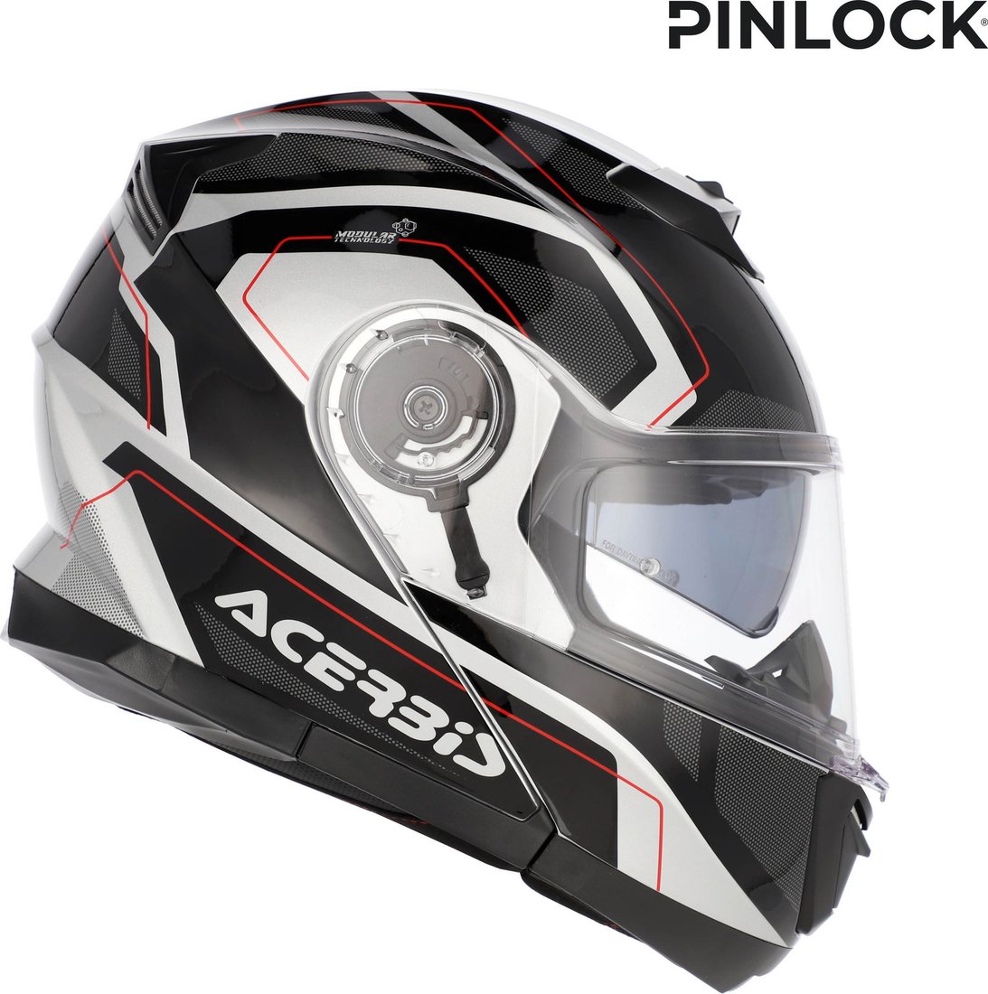 Мотошлем Acerbis Serel 22-06 0025201.314.066 (L, черный/серебристый)