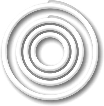 Пластиковые кольца для переплета OPUS EasyRing 15 мм EASYRING15BIA300 (300 шт, белый)