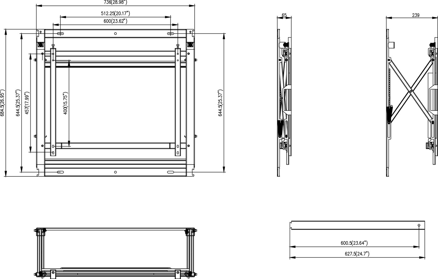 Кронштейн для информационной панели Hikvision DS-DN5501W