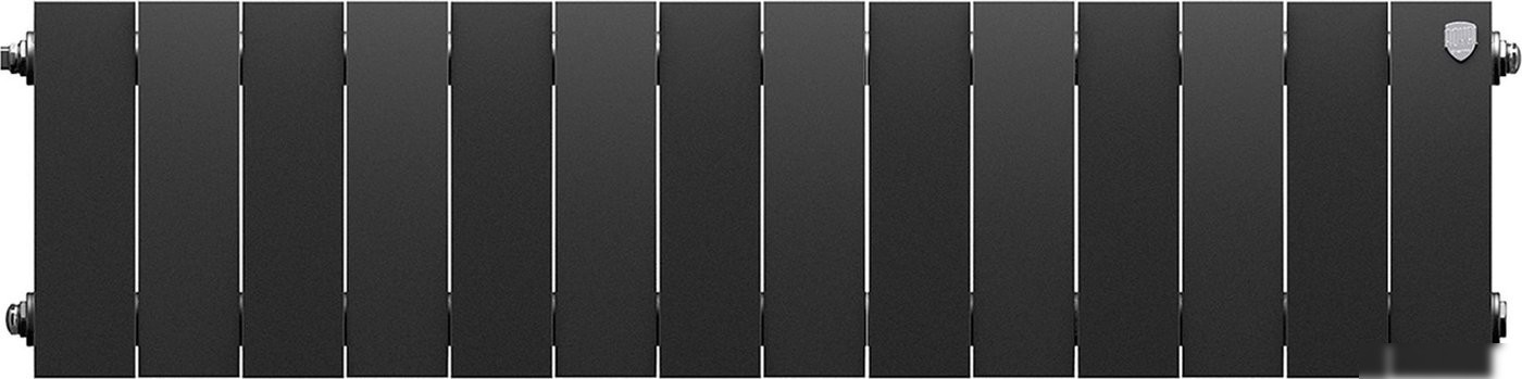 Биметаллический радиатор Royal Thermo PianoForte 200 Черный- 14 секций