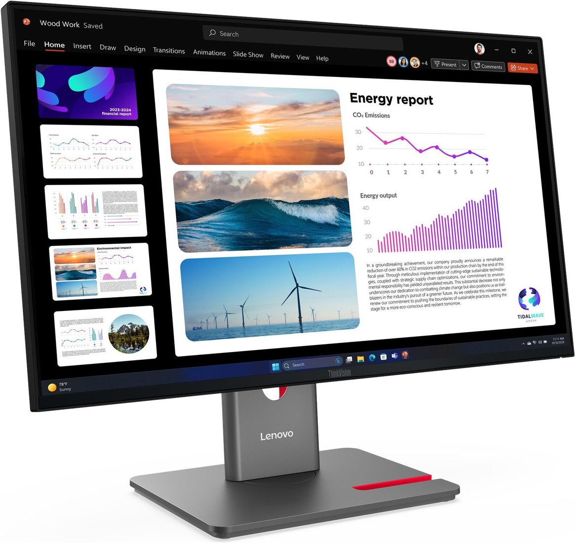Монитор Lenovo ThinkVision P27Q-40 64A7GAT6EU