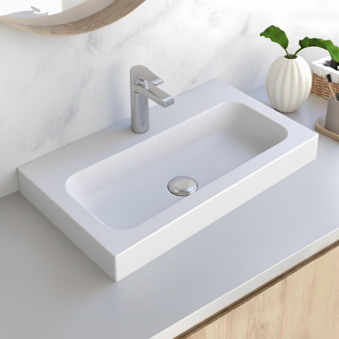 Умывальник Lauter Miletta 2161351PW (Pure White)