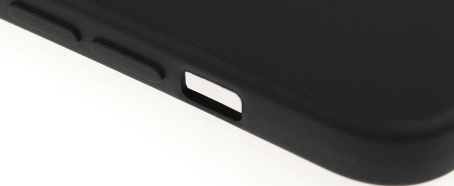 Чехол для телефона BoraSCO Microfiber Case для Apple iPhone 15 Plus 72421 (черный)