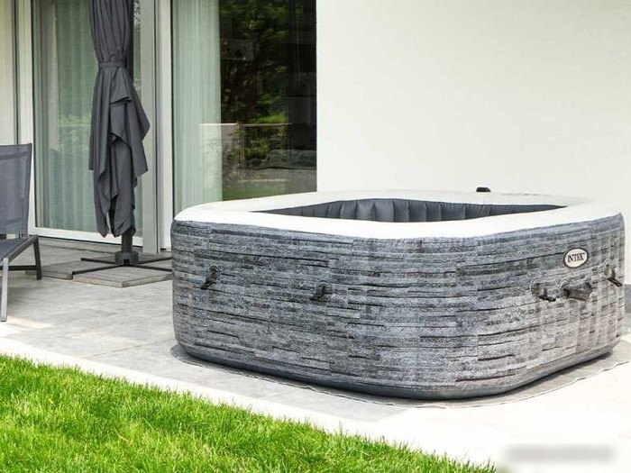 Надувной бассейн Intex Greystone Deluxe 28450 (175х71)