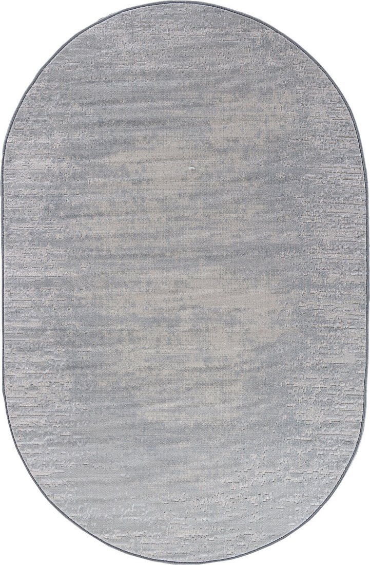 Ковер для жилой комнаты Merinos Cuba F270-OVAL-BLUE (1x2)