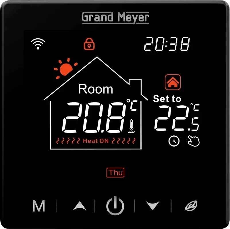 Терморегулятор Grand Meyer Wi-Fi SN-20 (черный)