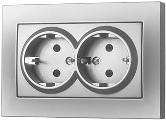 Розетка Elbi Vega 510-011030-907 (серебристый)