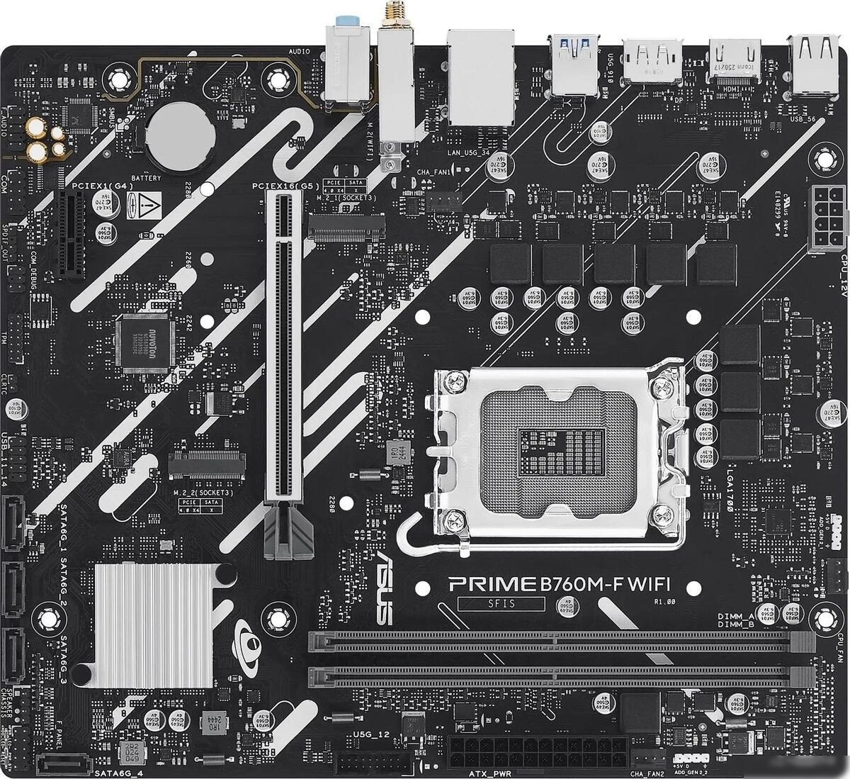 Материнская плата ASUS Prime B760M-F WiFi
