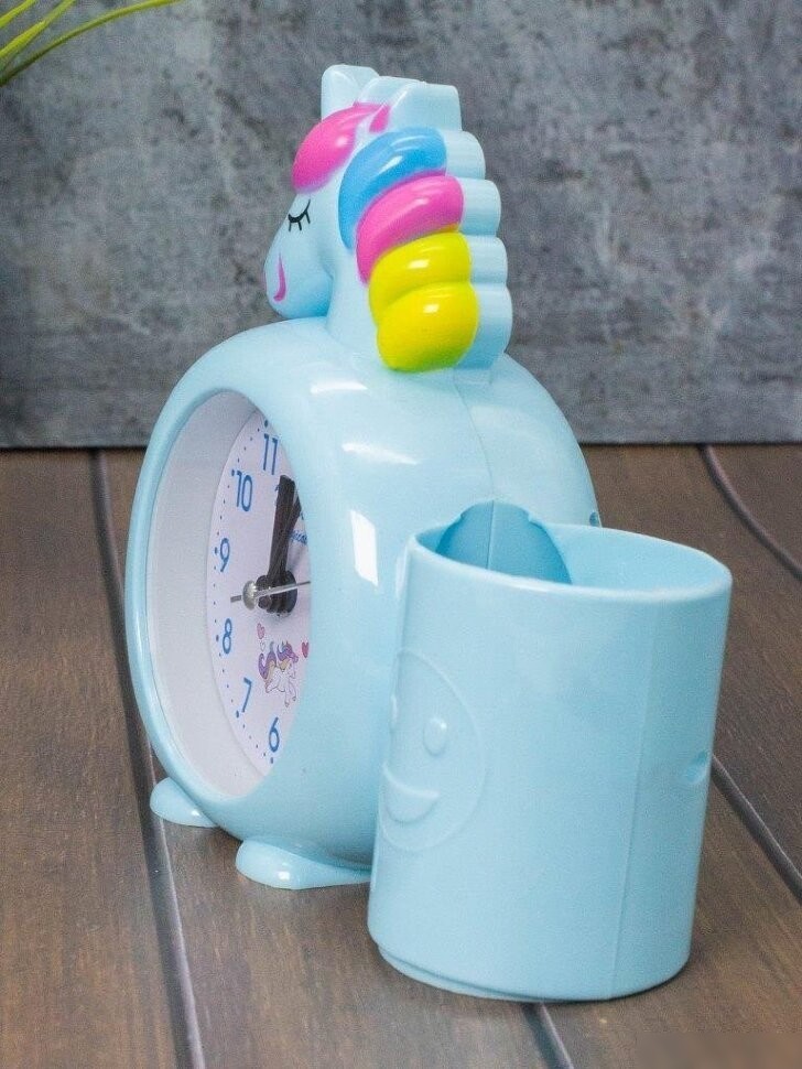 Настольные часы ILikeGift Rainbow unicorn 7050-02 (синий)