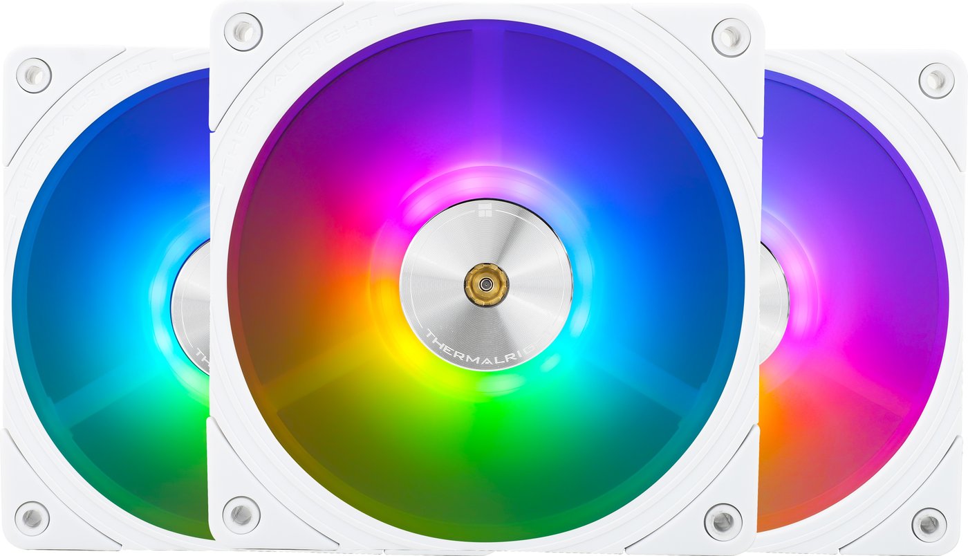 Комплект вентиляторов для корпуса Thermalright TL-B12W-S X3 (белый)