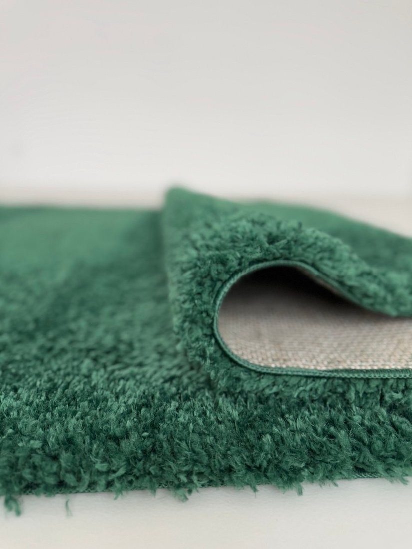 Ковер для жилой комнаты LAXMI Fluffy 01 прямоугольник (1.2x1.8, Dark Green)