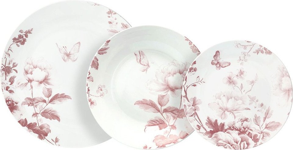 Набор тарелок Andrea Fontebasso Moon Vie En Rose MN070183092 (18 пр)
