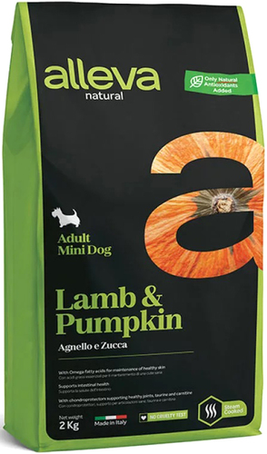Сухой корм для собак Alleva Lamb & Pumpkin Alleva Natural Mini 2 кг