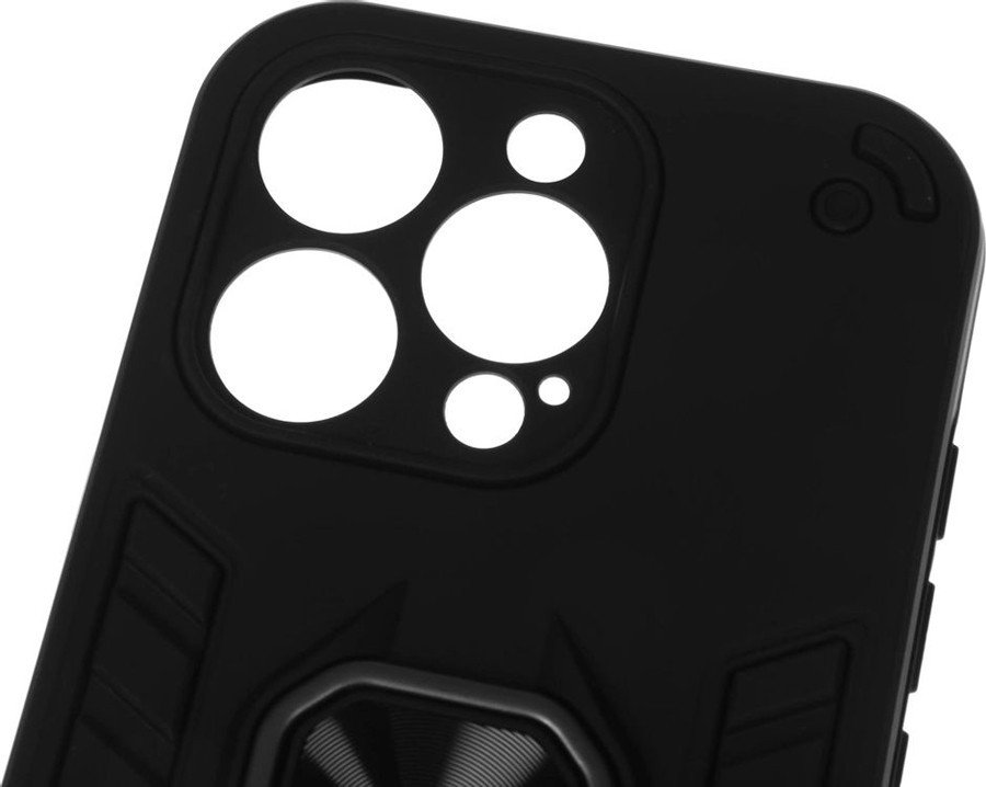 Чехол для телефона BoraSCO Anti-Shok Case для Apple iPhone 16 Pro 74534 (черный)