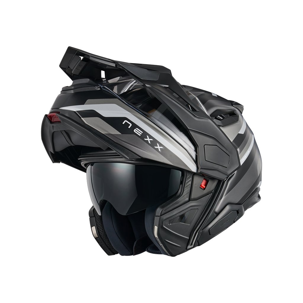 Мотошлем Nexx Helmets X.LFC Westbound (M, черный/серый)