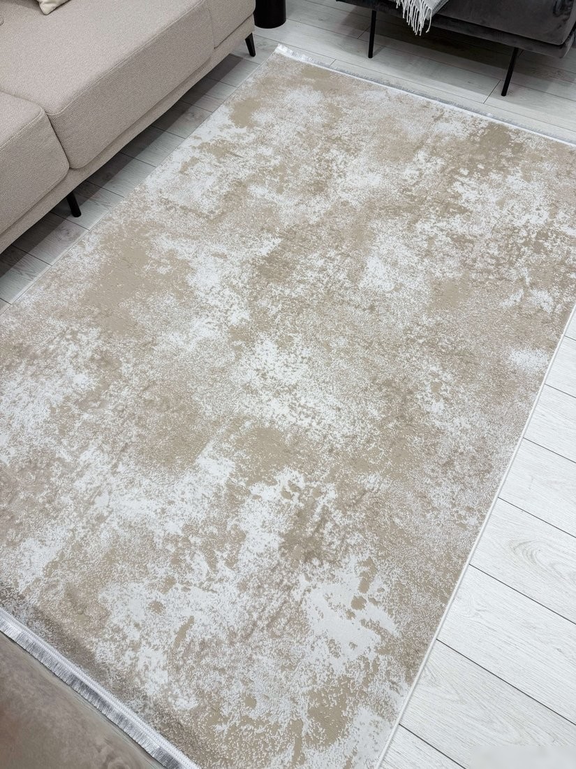 Ковер для жилой комнаты Radjab Carpet Лайла Прямоугольник UK97A (3x4, Beige)
