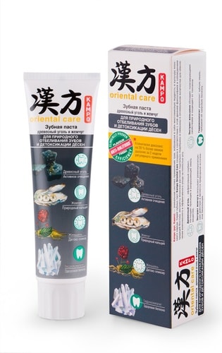 Зубная паста Modum Kampo Oriental Care Древесный уголь и жемчуг 100 г