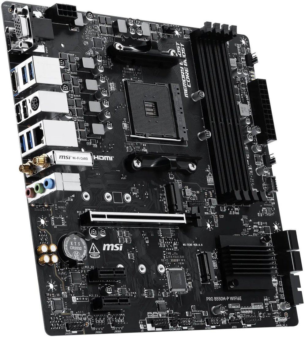 Материнская плата MSI Pro B550M-P WiFi6E