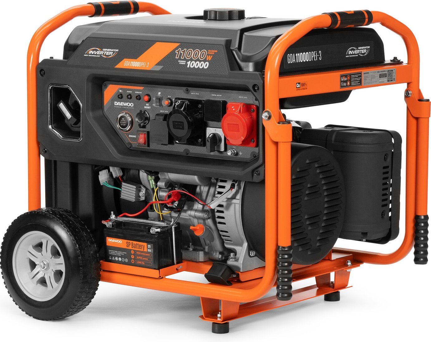 Бензиновый генератор Daewoo Power GDA 11000DPEi-3