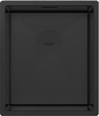 Кухонная мойка Paulmark Next 38 UNI PM213844-MBN (черный/черный матовый)