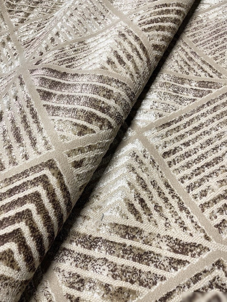 Ковер для жилой комнаты Sahan Alvita 7581A-S-BEIGE-BEIGE V60 (1х2)