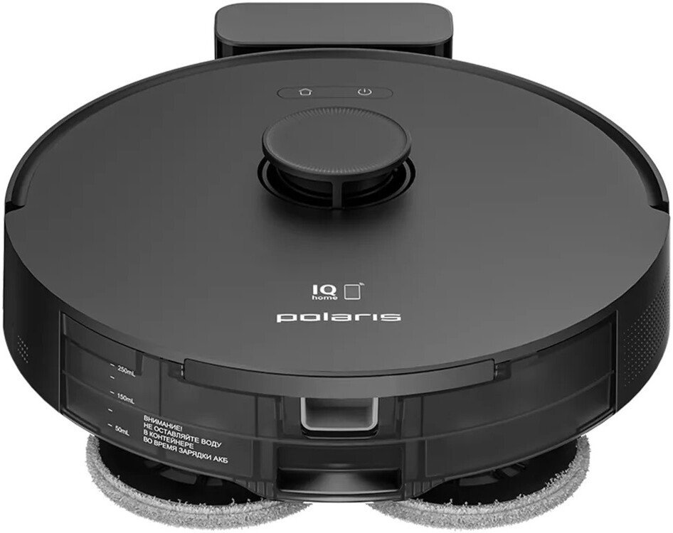 Робот-пылесос Polaris PVCR 4750 Wi-Fi IQ Home (черный)