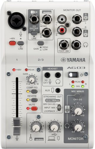 Микшерный пульт Yamaha AG03MK2 (белый)
