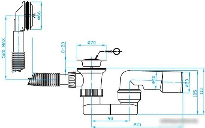Сифон Plast Brno EV10050