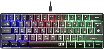 Клавиатура Defender Red GK-116