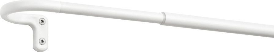 Карниз для штор UG Home Раздвижной U-образный 1КТ-122-213-БЛ (белый, 1.22-2.13м)