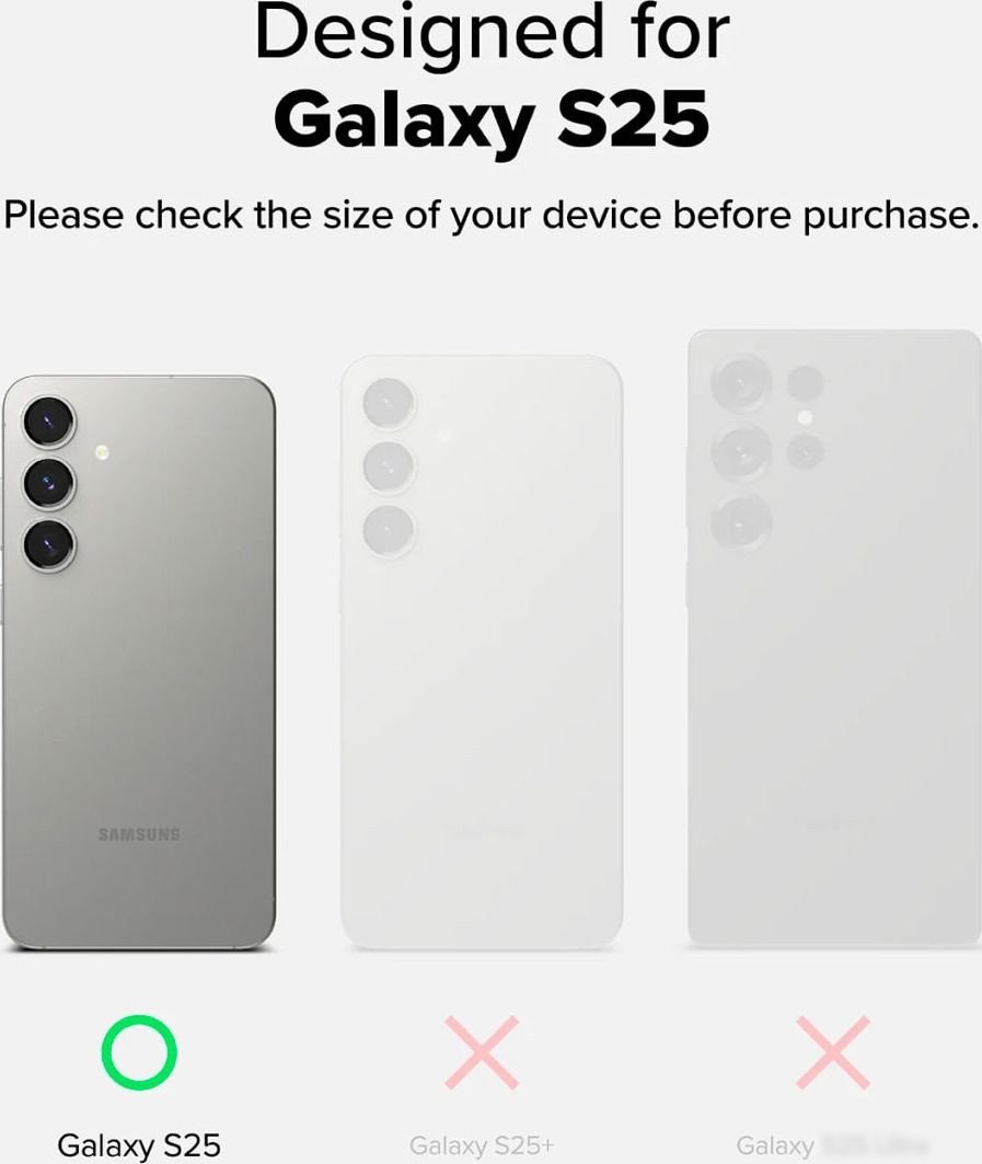 Чехол для телефона Ringke Fusion для Galaxy S25 Matte Clear