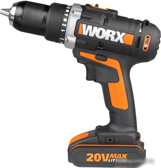 Дрель-шуруповерт Worx WX183.1 (с 2-мя АКБ, кейс)