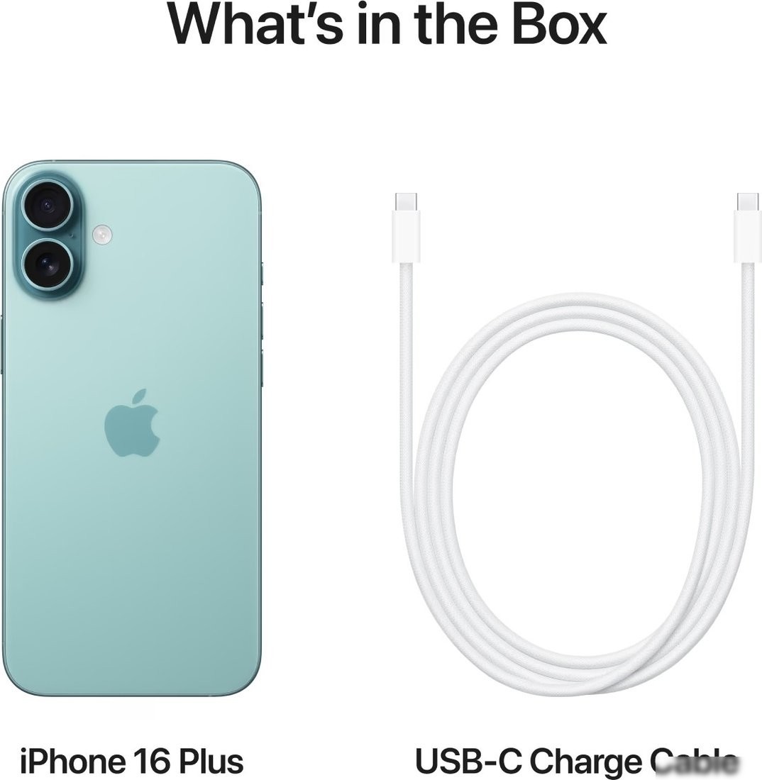 Телефон Apple iPhone 16 Plus 128GB (бирюзовый)