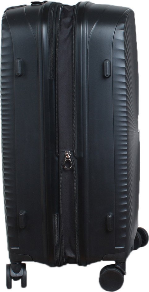 Чемодан-спиннер Eurobags PP-N81 (M, черный)