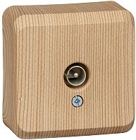 Розетка телевизионная Systeme Electric Этюд TVA-002D