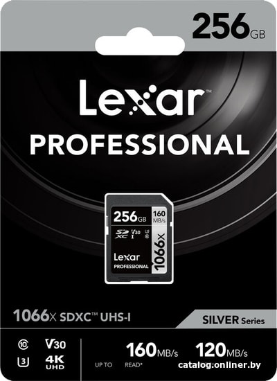 Карта памяти Lexar Professional 1066x SDXC LSD1066256G-BNNNG 256GB