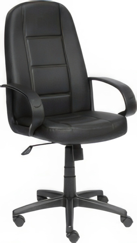 Кресло TetChair СН747 (иск. кожа, черный)