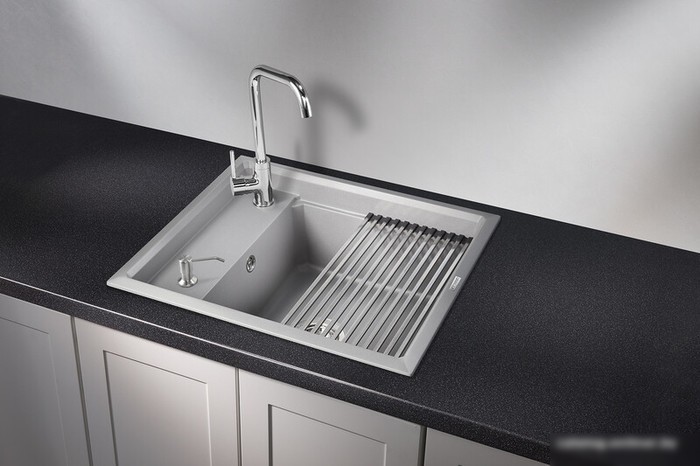 Кухонная мойка Granula KS-6004 (алюминиум)